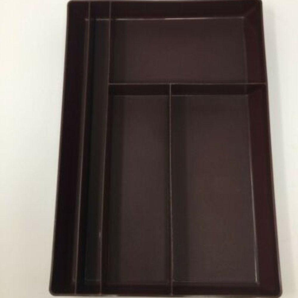 Vintage Brown Tupperware Desk Organize